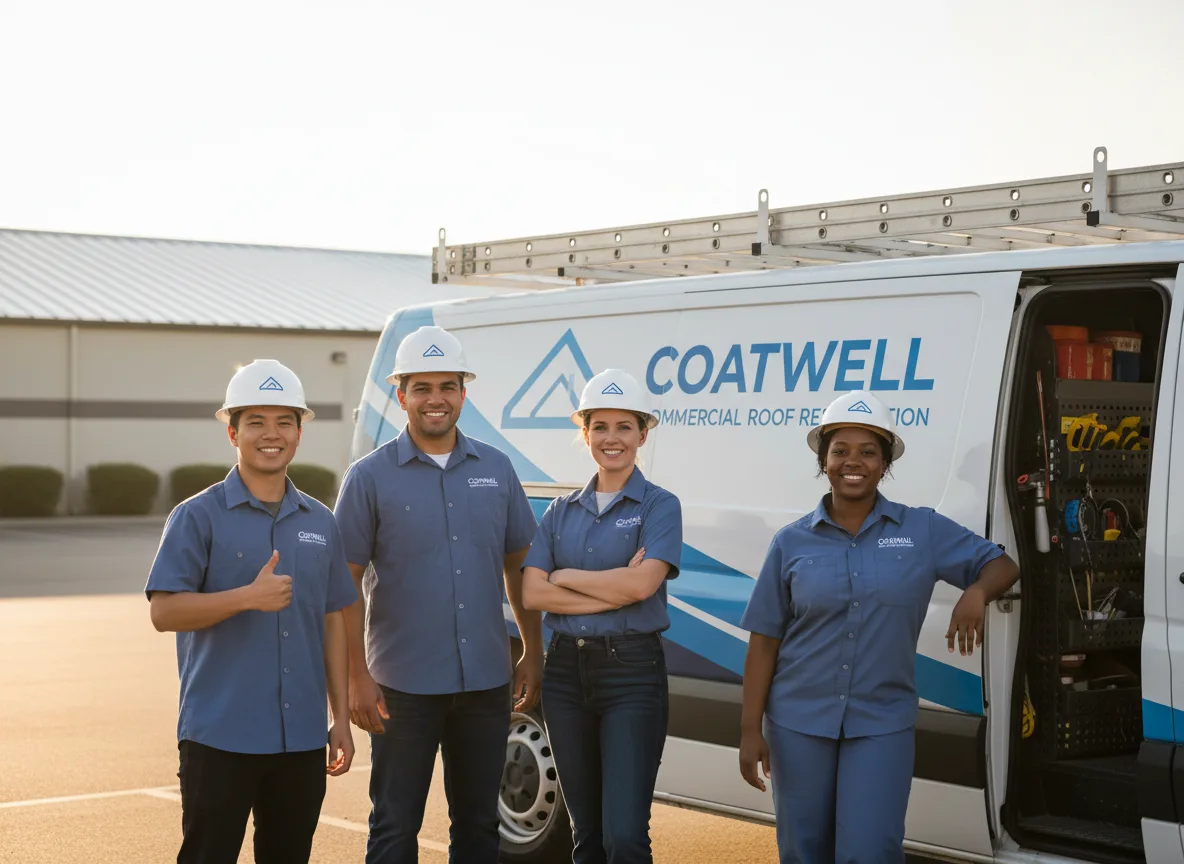 Commercial roof coating company in Gattman, MS